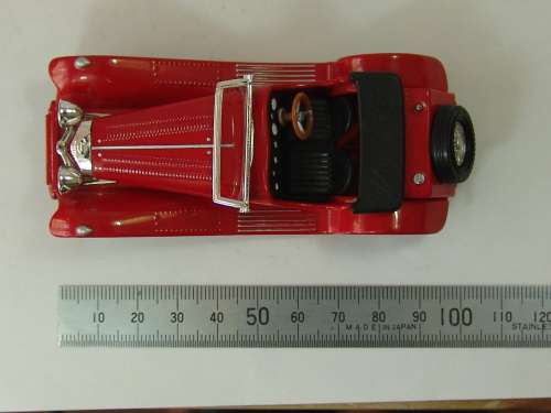 Collectable die cast scale model Car, Matchbox, Models of Yesteryear, 1936 Jaguar SS100, 1:43, 1977