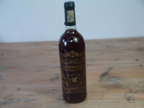 Vintage Liverpool football club wine, certified, full and sealed, vintage 1992