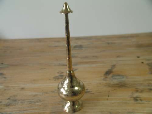 Solid brass perfume fountain, rose water dispenser, vintage, 30cm