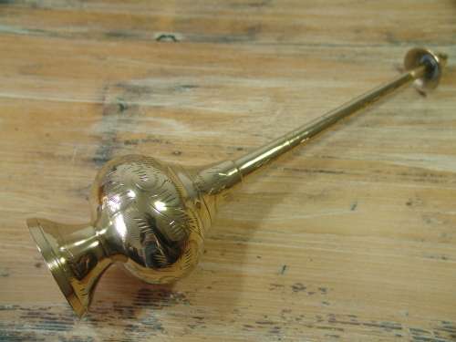 Solid brass perfume fountain, rose water dispenser, vintage, 30cm