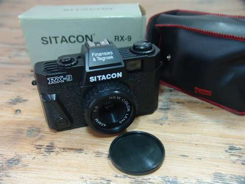 Vintage Sitacon RX 9, 35mm camera with original packing and pouch, working