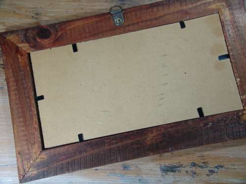 Framed Coffee advertisement sign.15cm x 24cm