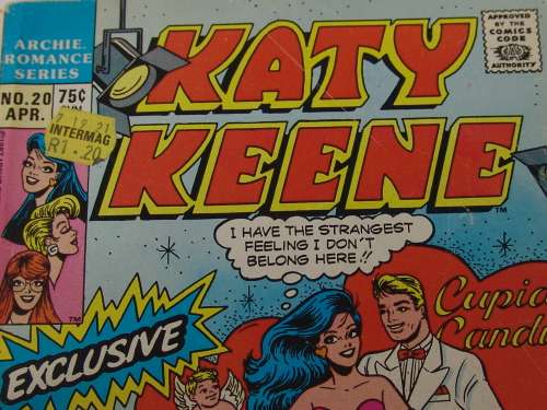 Archie romance series, Katy Keene no. 20 , 1987, vintage collectable comic book