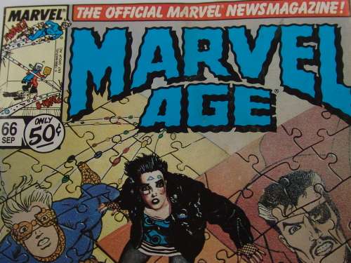 Marvel comics, Marvel Age, Vol.1 no. 66, 1988, vintage collectable comic book