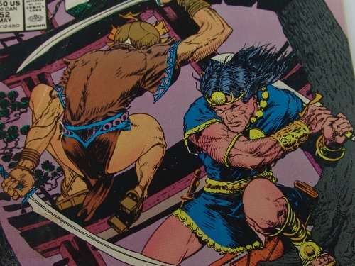 Marvel comics, Conan the King, Vol.1 no. 52, 1989, vintage collectable comic book
