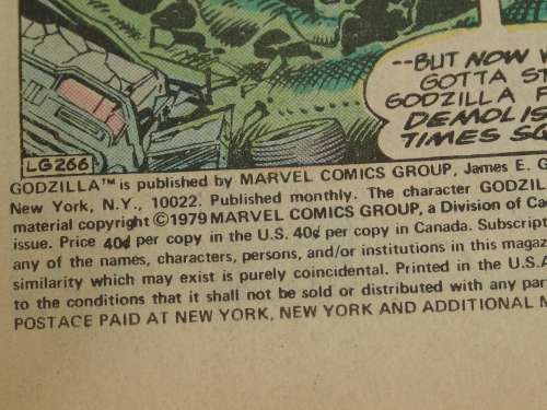 Marvel comics group, Godzilla, Vol.1 no. 23, 1979, rare vintage collectable comic book