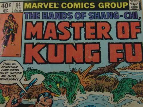 Marvel comics group, Master of Kung Fu, Vol.1 no. 84, 1980, vintage collectable comic book