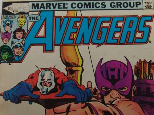 Marvel comics group, Avengers, Vol.1 no. 223, 1982, rare vintage collectable comic book