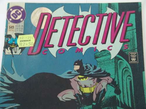 Detective Comics, DC, Batman, No.649, Sep 1992, collectable vintage comic book
