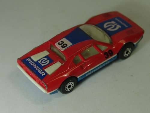 Matchbox die cast collectable model car, Pioneer Ferrari #70, 1:55, Macau, 1981