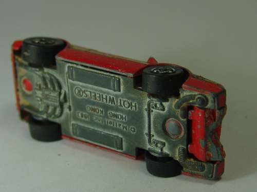 Hot Wheels die cast collectable model car, Crashed Uncrashed Racer (Front bumper), 1:64, Mattel 1983