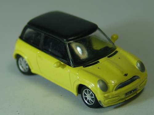 Joy City die cast collectable model car, Mini Cooper, 1:72