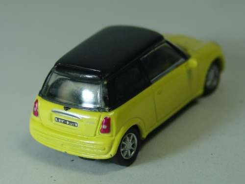 Joy City die cast collectable model car, Mini Cooper, 1:72
