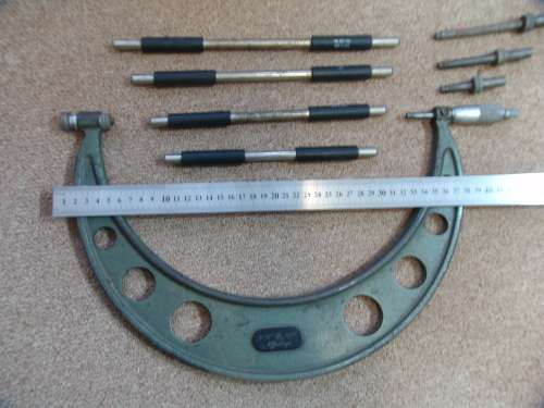 Very large vintage Mitutoyo Boxed Micrometer set - No.104-151