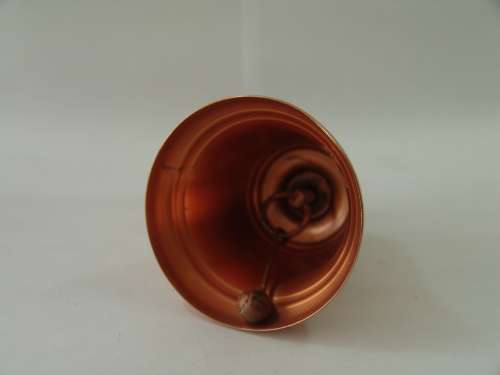 Small copper and brass bell - 8cm