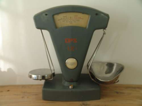 Large Avery steel enamel balance Grains Scale, vintage, England, No. 1006/2480, rare