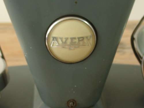 Large Avery steel enamel balance Grains Scale, vintage, England, No. 1006/2480, rare