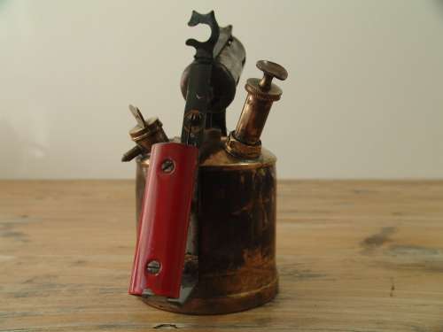 Vintage Hippo brass blow torch