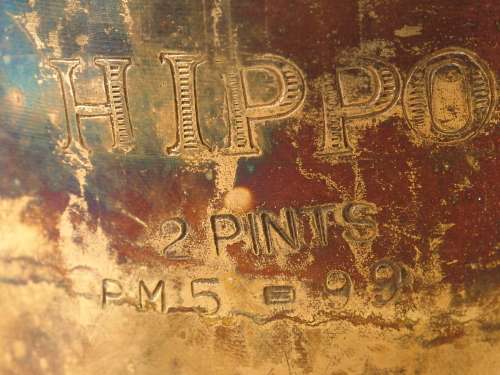 Vintage Hippo brass blow torch