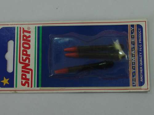 Spin Sport Dart Shafts, 1/4 BSF, pack of 3 - Black and red - original packing, vintage