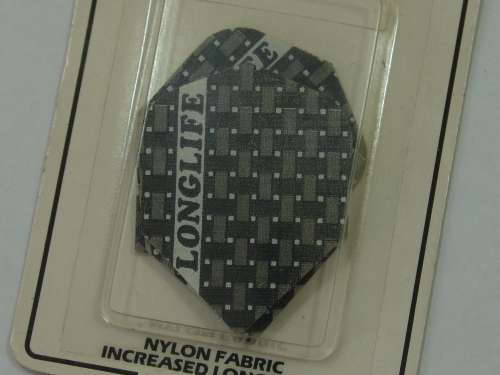 Harrows Longlife Dart Flights, set of 3, Grey - original packing, vintage