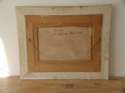 Original oil on board by R. Smit 1972, 25cm x 35cm