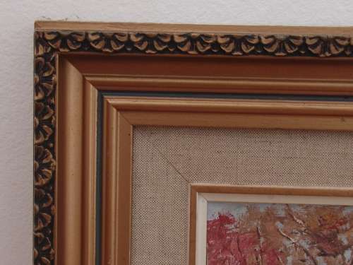 Original oil on board by R. Smit 1972, 25cm x 35cm