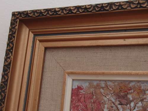 Original oil on board by R. Smit 1972, 25cm x 35cm