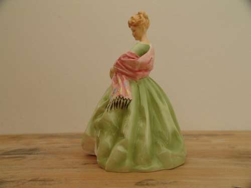 Royal Worcester bone china Figurine, "First dance", Modelled by F.G. Douchty, No.3629, 19cm high