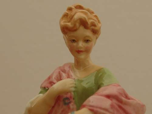 Royal Worcester bone china Figurine, "First dance", Modelled by F.G. Douchty, No.3629, 19cm high