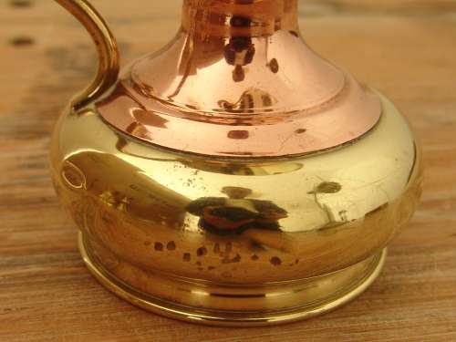 Vintage copper and brass Pitcher - 10cm high