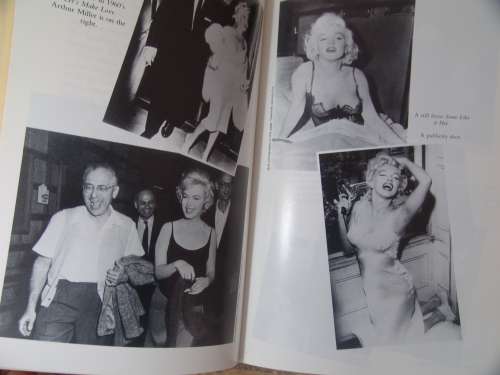 Vintage Marilyn Monroe hard cover book, A dual murder conspiracy by P. Brown, 498 pages - 1992