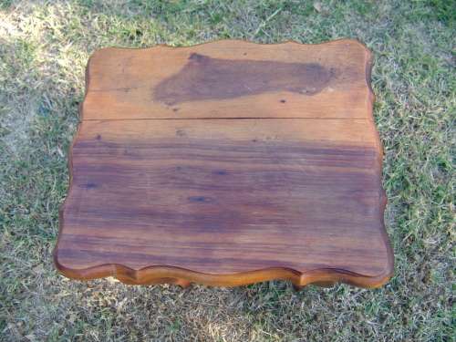 Vintage solid wood side table - 45cm x 37cm x 62cm