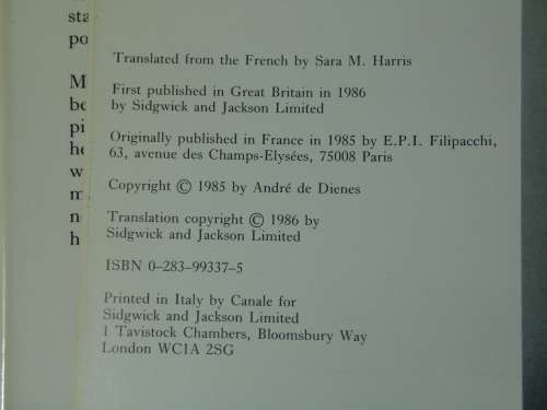 Vintage Marilyn Monroe soft cover book, Marilyn Mon Amour, 155 pages - 1986