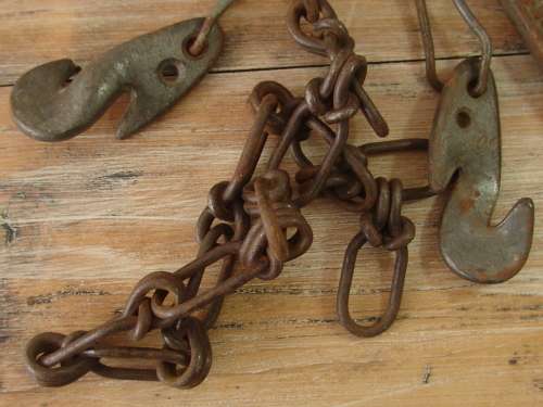 Vintage Wire fence stretcher (draad trekker) - 48cm long