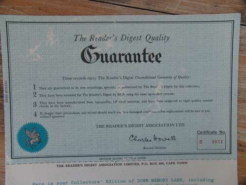 Down memory lane, 10 LP box set - 1910 to 1960, Vinyl