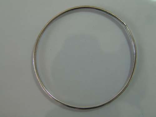 925 Silver Bangle - 6cm diameter