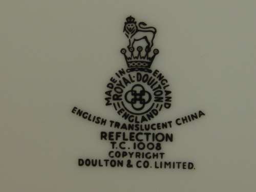 Royal Doulton deep Bowl, Reflection, translucent china, TC1008