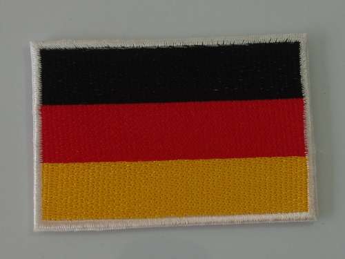 Embroidered German Flag badge / patch - 7cm x 4,5cm