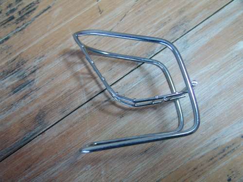 Set of 4 Miniature chromed Chairs - 9cm x 6cm x 9cm