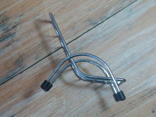 Set of 4 Miniature chromed Chairs - 9cm x 6cm x 9cm