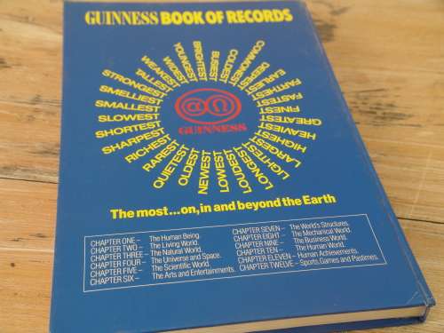 Guinness Book of Records, 1981, Edition 27 - hard cover, 349 pages