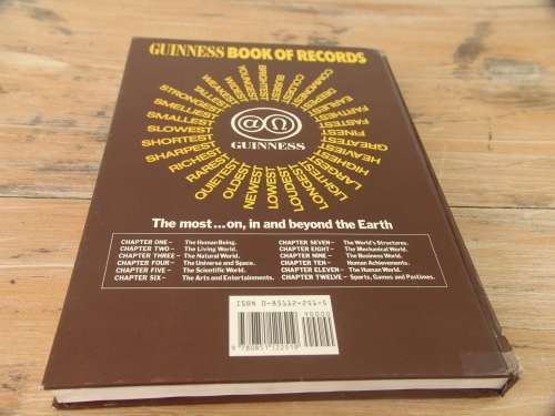 Guinness Book of Records, 1983, Edition 29 - hard cover, 350 pages