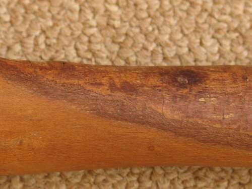 Vintage natural wooden walking stick - 96cm