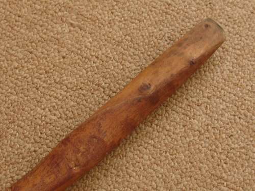 Vintage natural wooden walking stick - 96cm