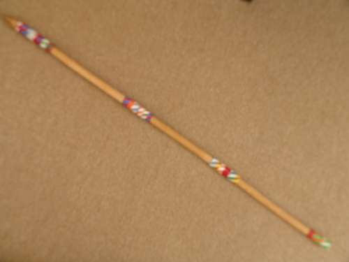 Vintage decorated African walking stick - 97cm