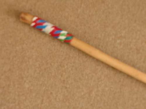 Vintage decorated African walking stick - 97cm