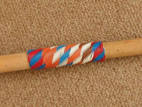 Vintage decorated African walking stick - 97cm