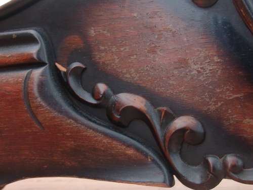 Large vintage wooden Mantel Clock, not working - 72cm x 14cm x 27cm