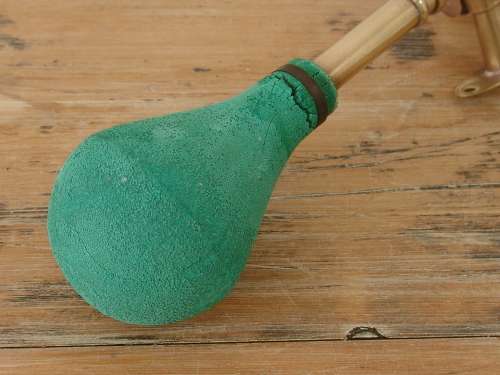 Very old original Rama brass car Horn - large 51cm